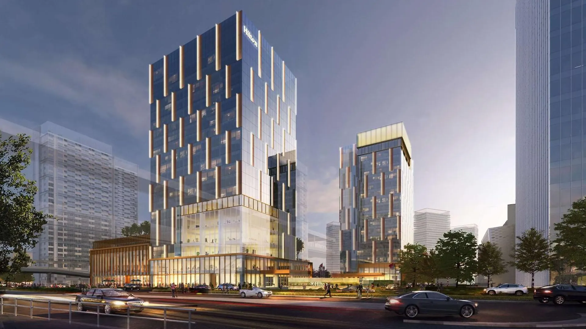 Отель Hilton Shenzhen World Exhibition & Convention Center - Only 5 Minutes' Walk To Wecc